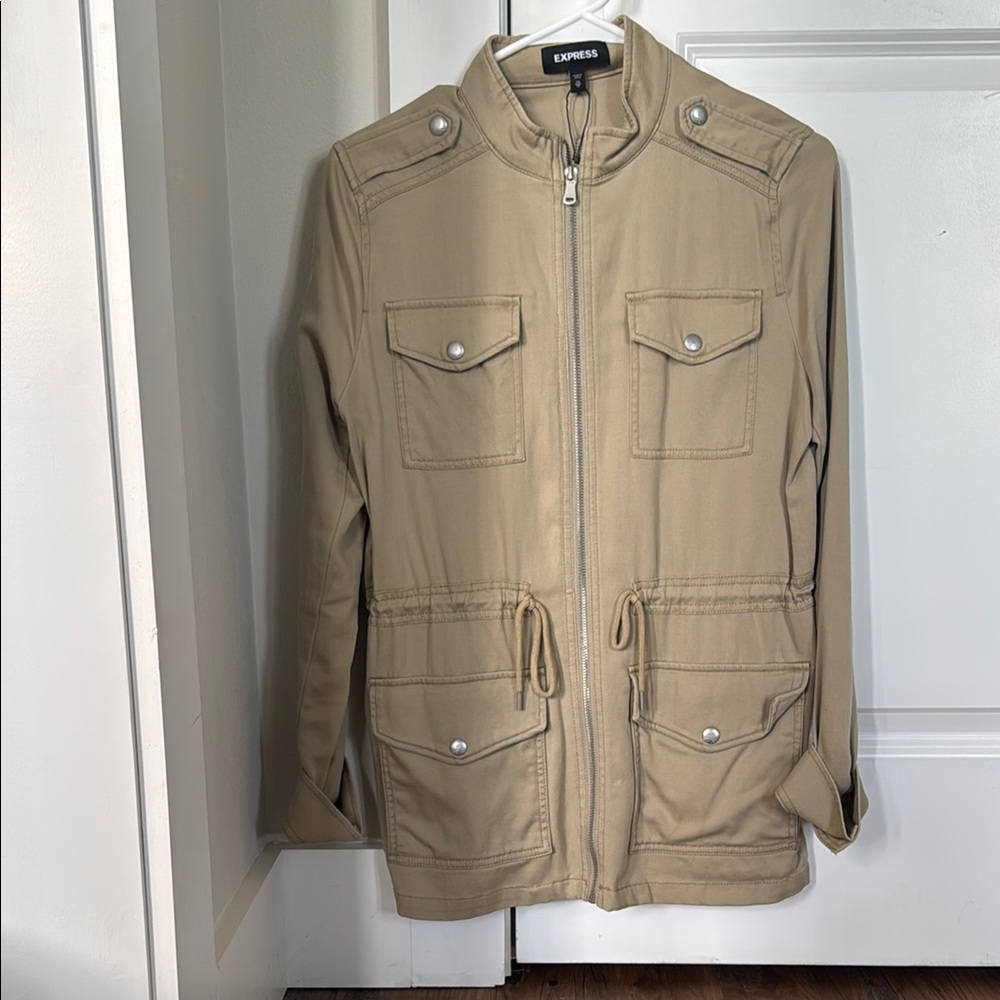 Women’s Express Tan Utility Jacket